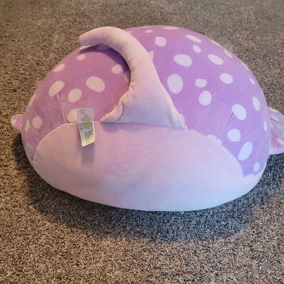Original Squishmallows Purple Aziza The Stingray 16" Plush - Picture 6 of 12